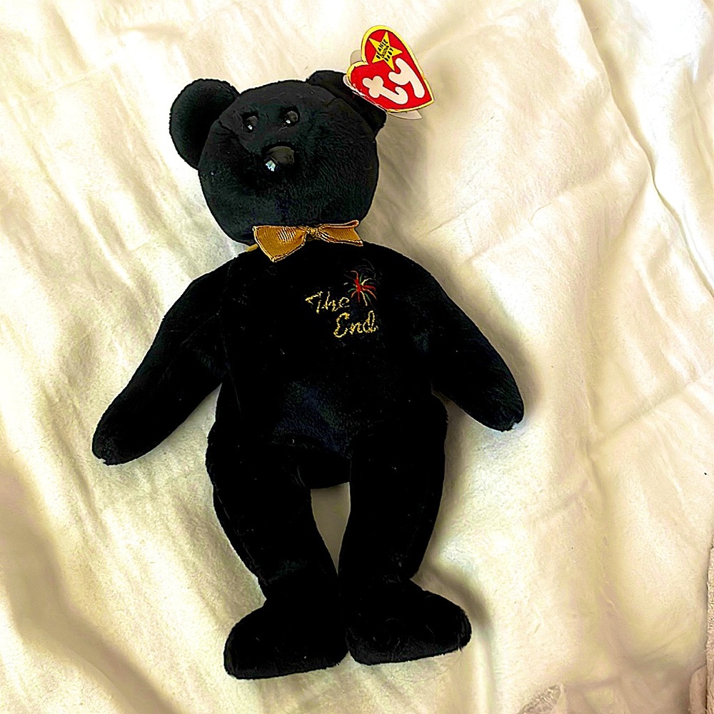 Cute beanie baby called the end
